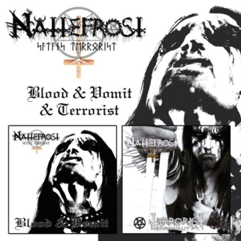NATTEFROST Blood & Vomit + Terrorist 2CD [CD]